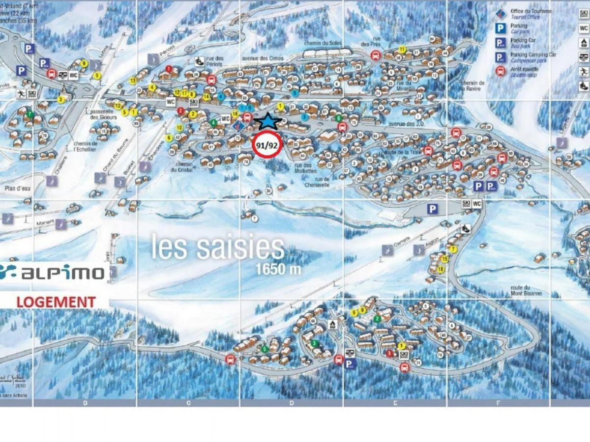 Studio 4 Personnes - Les Saisies, Proche Centre - Fr-1-594-119 Hauteluce Dış mekan fotoğraf